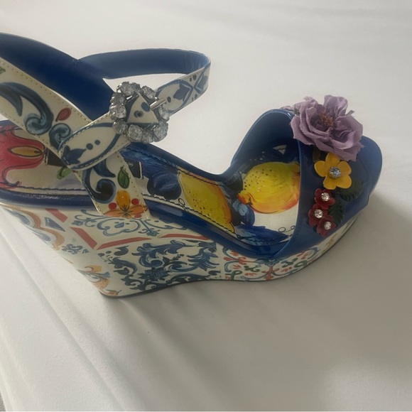 Dolce&Gabbana sandalo zep Maioliche FDO panna - Picture 4 of 6